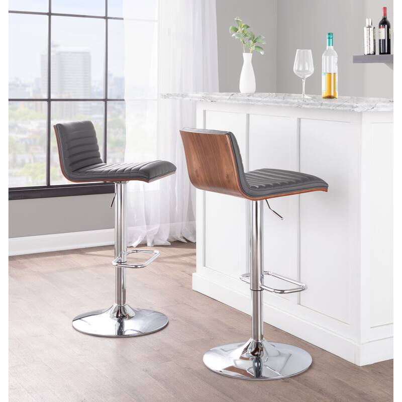 Carson Carrington Tyra Adjustable Bar Stool (Set of 2)