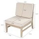 preview thumbnail 87 of 86, Christopher Knight Home - Outdoor Patio Conversation Set, Acacia Wood Frame, Cushions & Slatted Coffee Table
