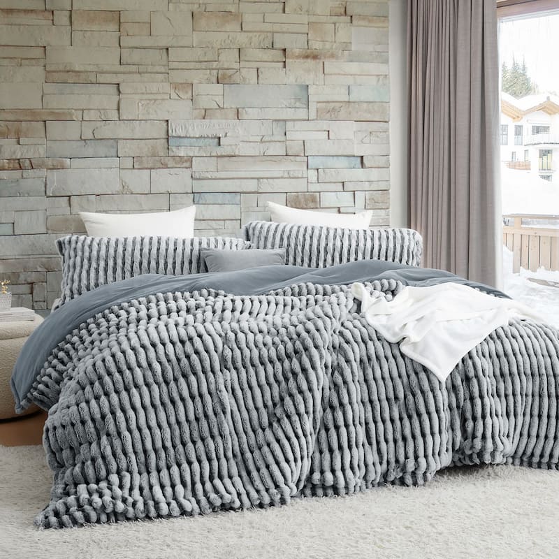 Freezin Waters - Coma Inducer® Oversized Comforter Set - Frosted Navy - King