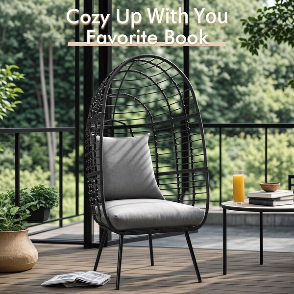 Rattan bucket chair garden cheap