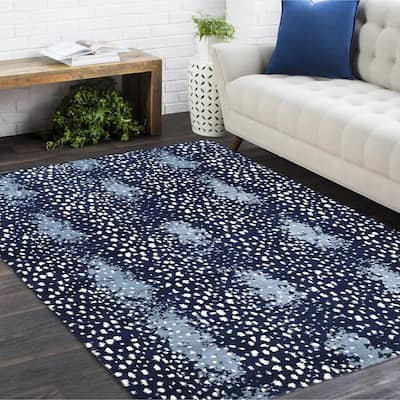 Overton Handmade Modern Contemporary Animal Print Area Rug
