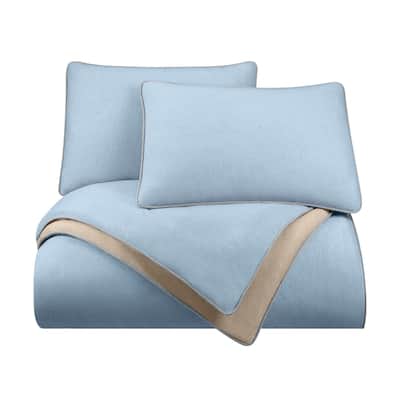 Vellux Snuggle Soft Taupe Comforter Set