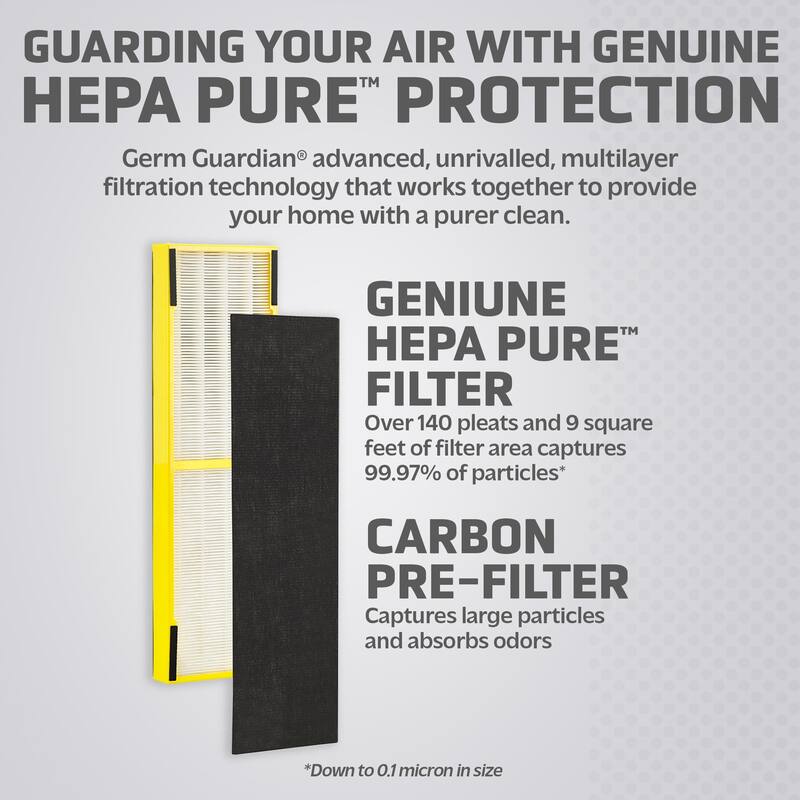GermGuardian Filter B HEPA Pure Genuine Replacement Filter for Air