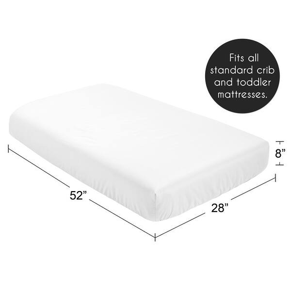 Sweet JoJo Designs Grey Fitted Crib Sheet