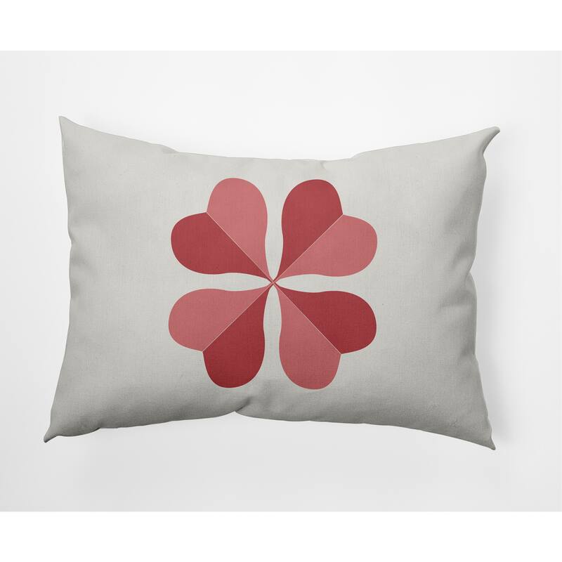 Lucky Clover St. Patrick's Day Indoor/Outdoor Throw Pillow