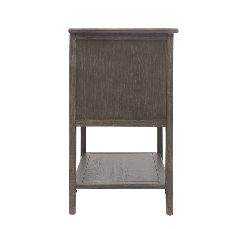 2 Drawer Side table - N/A