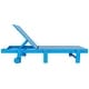 preview thumbnail 88 of 113, Shoreside Modern Poly Eco-Friendly All Weather Reclining Chaise Lounge With Wheels and Side Table (2-Piece Set)