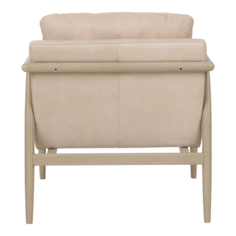 Fabric Armchair Comfortable Supportive Cushions Accent - 31" Ivory - 28" x 30" x 31"