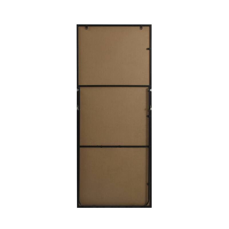 Indigo Home Metal Frame Rectangle Full Length Mirror 30x72 Inch