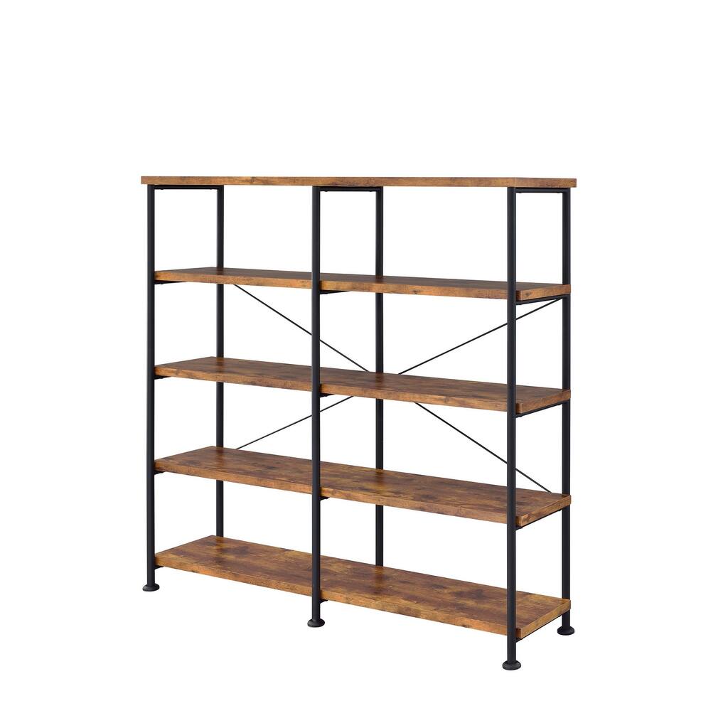Glazer Industrial Double-wide Bookcase
