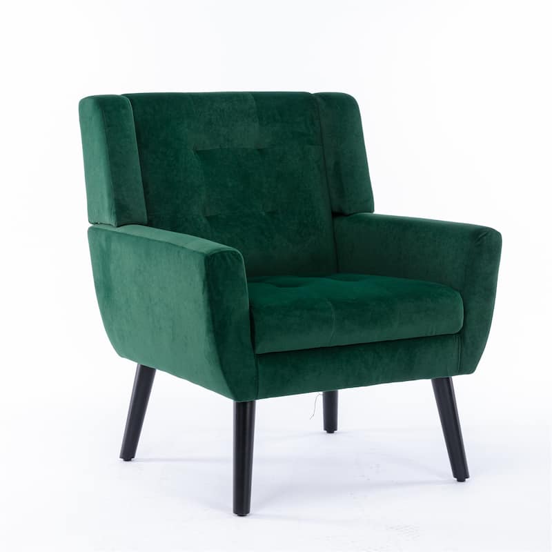 Modern Soft Velvet Material Ergonomics Accent Chair