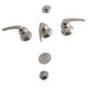 preview thumbnail 8 of 11, Kingston Brass Centurion Three-Handle Bidet Faucet