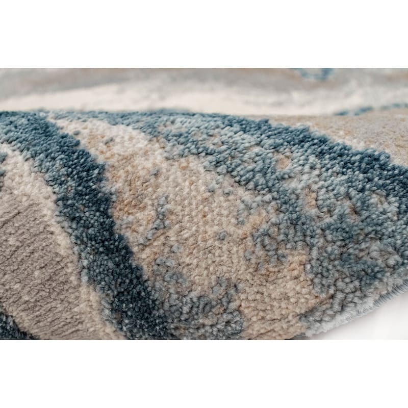 Liora Manne Soho Agate Indoor Rug Blue 8'10"X11'9"