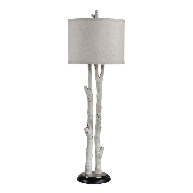 Everren Leandro 35.25" Height Table Lamps, Faux Birch Tree
