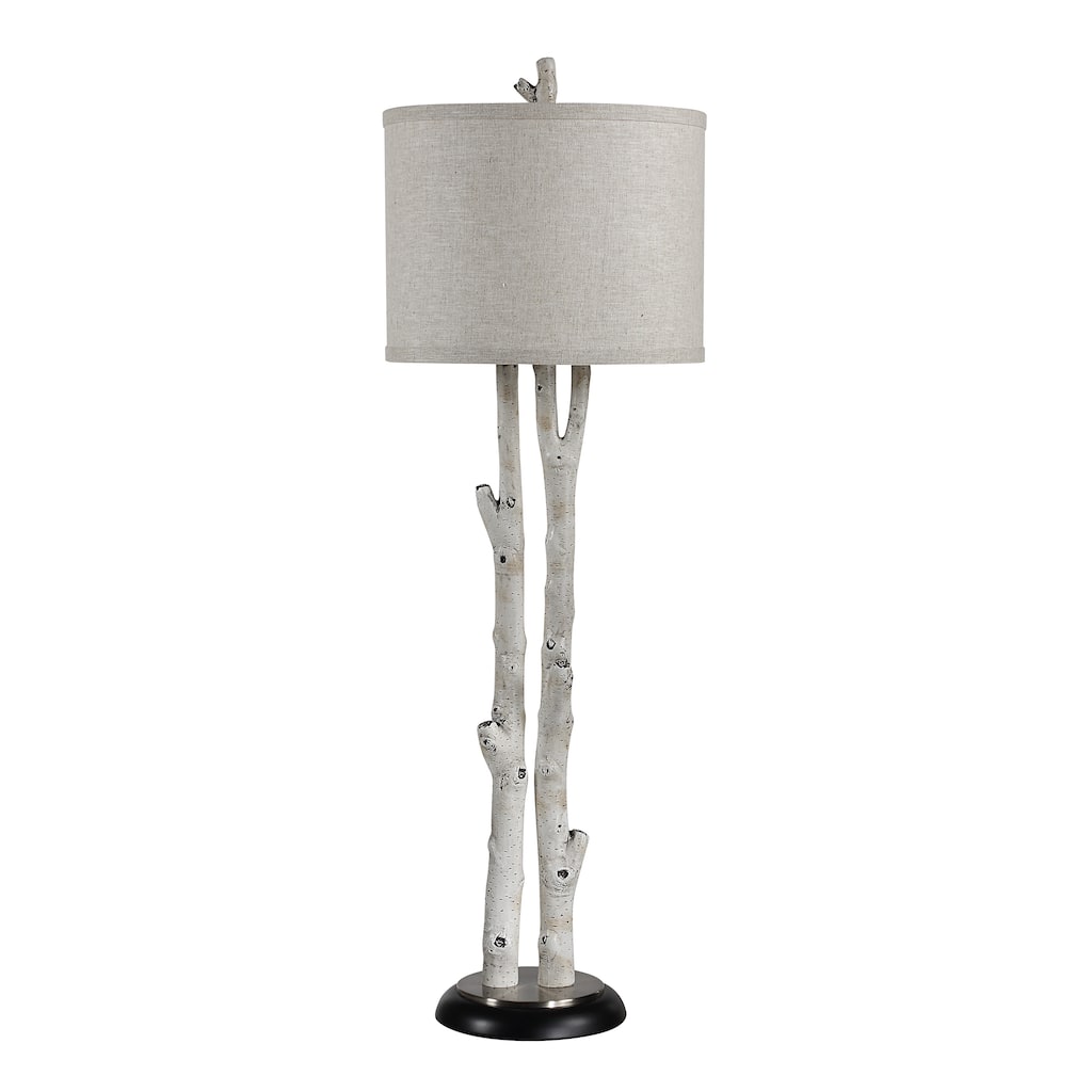 Everren Leandro 35.25" Height Table Lamps, Faux Birch Tree