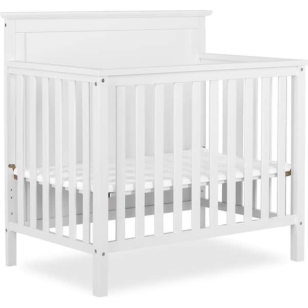 slide 2 of 7, Dream On Me Ava 4-in-1 Convertible Mini Crib White