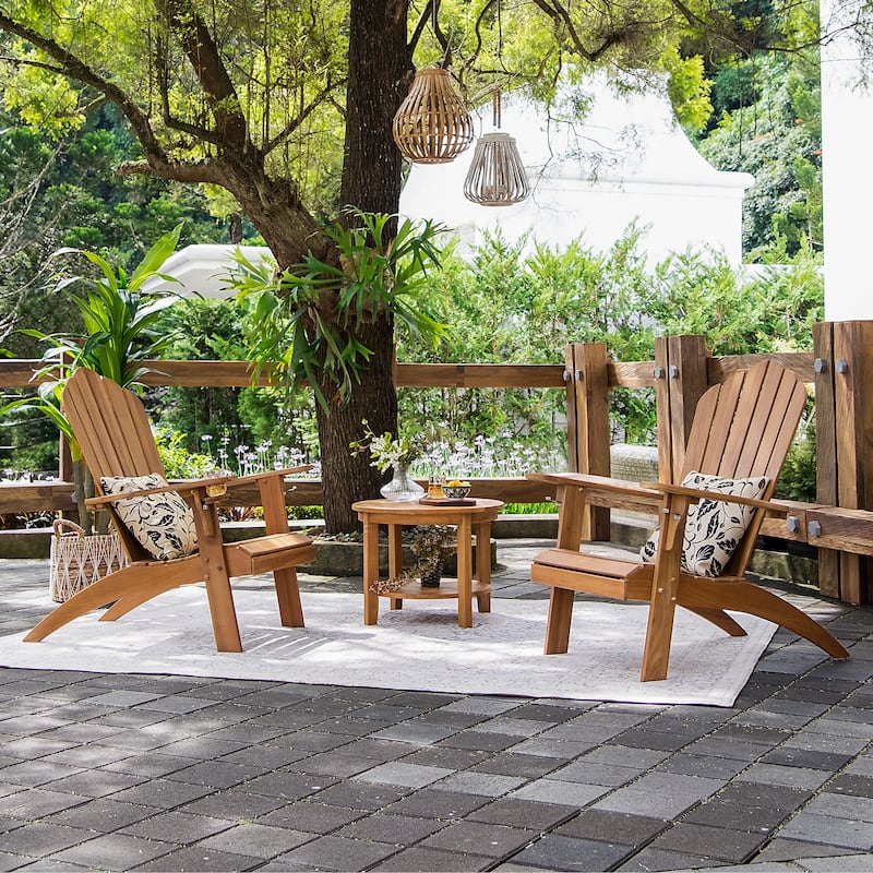 Cambridge Casual Cambria Adirondack Chairs with Cup Holder Set of 2