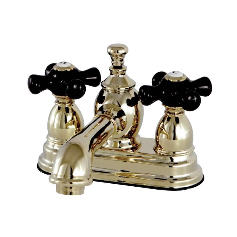Kingston Brass Duchess 1.2 GPM Centerset Bathroom Faucet with Pop-Up - Polished Brass
