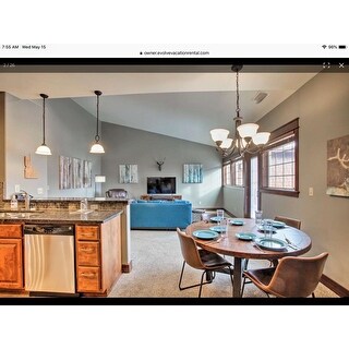 Carbon Loft Magie Amber and Graphite Round Dining Table