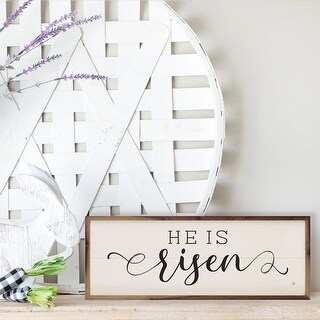 He Is Risen Script White - Bed Bath & Beyond - 42707772