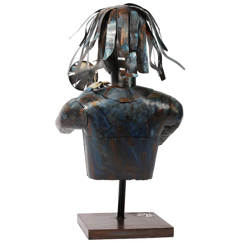 Iron Hand-Painted Colorful Art Sculpture