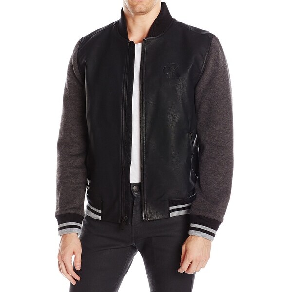 calvin klein varsity jacket