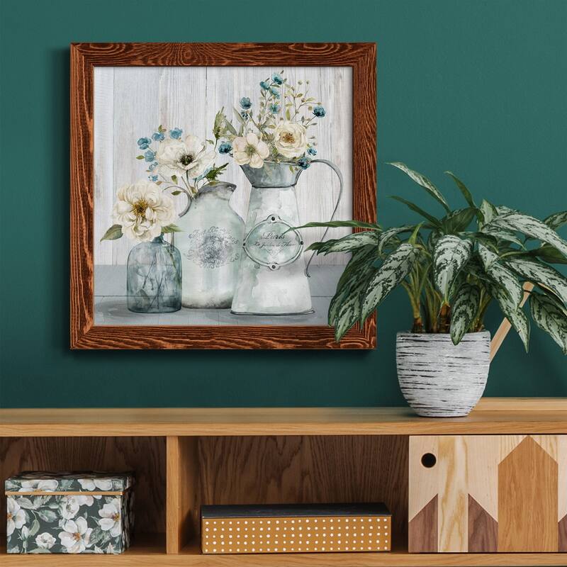 French Garden Flowers I-Premium Framed Canvas - Ready to Hang