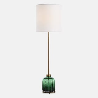 Uttermost Lois Green Glass Buffet Lamp