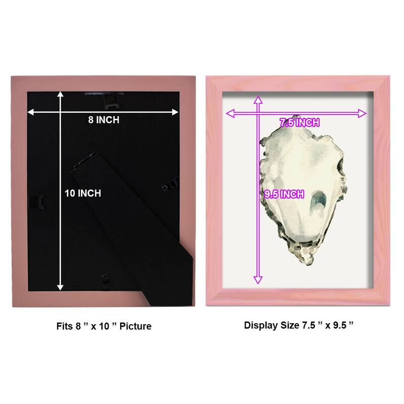 Neutral Oyster Study IV -Framed Print w/glass-Cherry Red