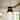 1-Light Modern Black Gold Pendant Lighting Clear Glass Bowl Kitchen Island light for Dining Room - 8.5 " D Ă— 8.5 " H