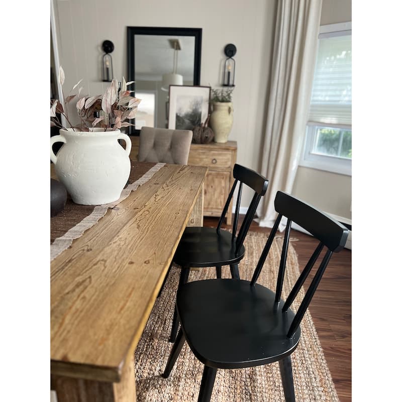 Windsor 17.4" Wide Wooden Dining Chairs