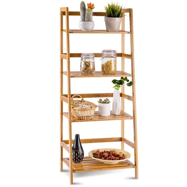 4 Shelf Multifunctional Plant Flower Display Stand Storage Rack