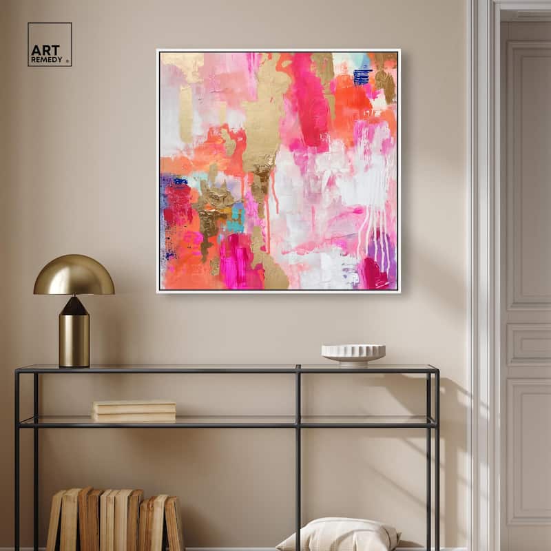 Exuberant Hues III Canvas by Art Remedy
