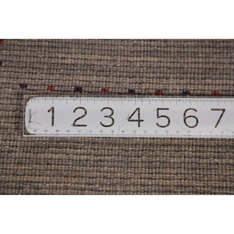 Tribal Gabbeh Area Rug Handmade Oriental Wool Carpet - 5'3" x 7'6"