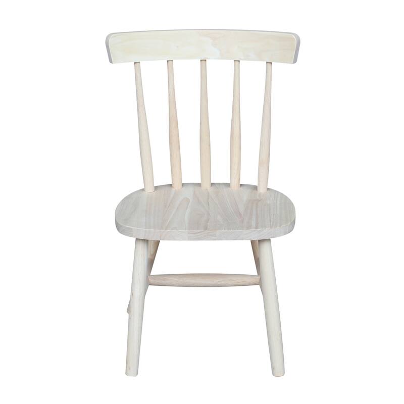 International Concepts Solid Wood Kids Chairs - Set of 2