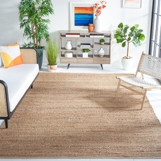 SAFAVIEH Handmade Cape Cod Ermine Coastal Jute Rug