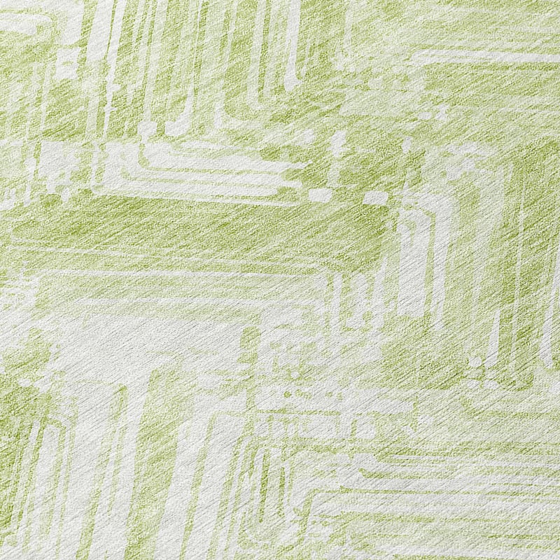 Machine Washable Indoor/ Outdoor Chantille Modern Chevron Rug
