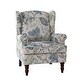 preview thumbnail 2 of 46, Epimethis Traditional Fabric Accent Armchair with Turned Legs by HULALA HOME