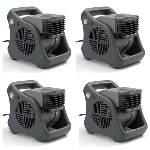 Lasko Misto Outdoor Patio Mister Portable Cooling Water Misting Fan (4 Pack)