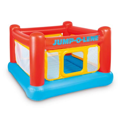 Intex Inflatable Jump-O-Lene Playhouse Trampoline Bounce House for Kids Ages 3-6 - 18