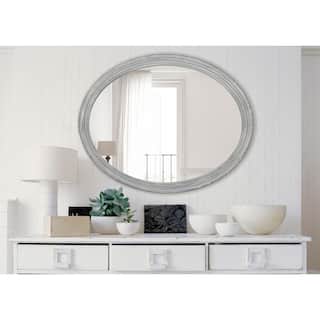 Kate and Laurel Mansell Oval Framed Wall Mirror