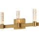 preview thumbnail 1 of 2, Maxim 38443IB Duchess 3 Light 21" Wide ADA Compliant LED Vanity Light Natural Aged Brass