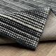 preview thumbnail 33 of 70, Style Haven Corey Textural Stripe Wool and Viscose Hand-tufted Rug