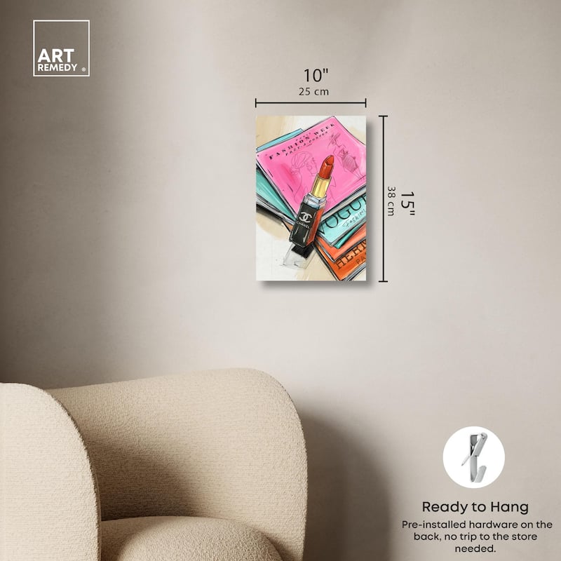 Fashion Sketches Canvas by Art Remedy, Gallery Wrapped