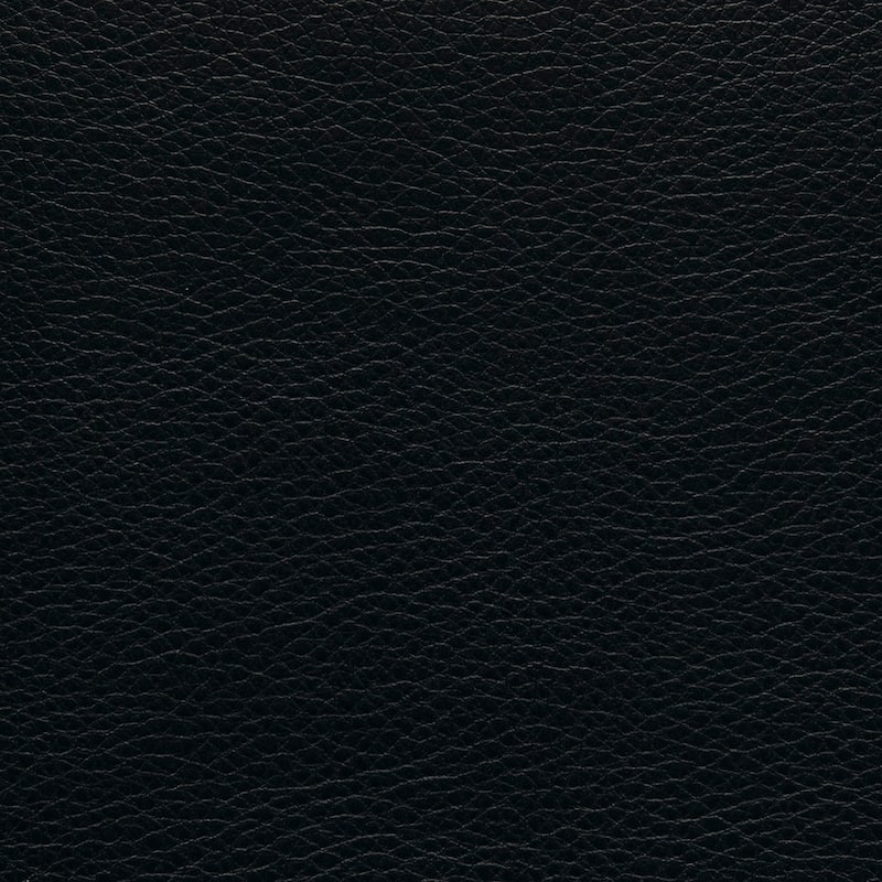 Guest Chair in Faux Leather and Black Finish Frame