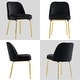 preview thumbnail 23 of 28, Ivinta Upholstered Dining Chair Sets of 2, Mid Century Modern Side Chairs with Spring