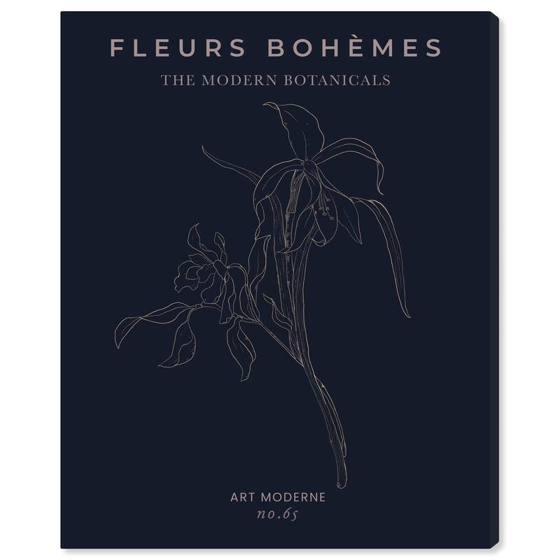 Wynwood Studio Canvas Floral and Botanical Art Moderne Boheme Wall Art Canvas Print