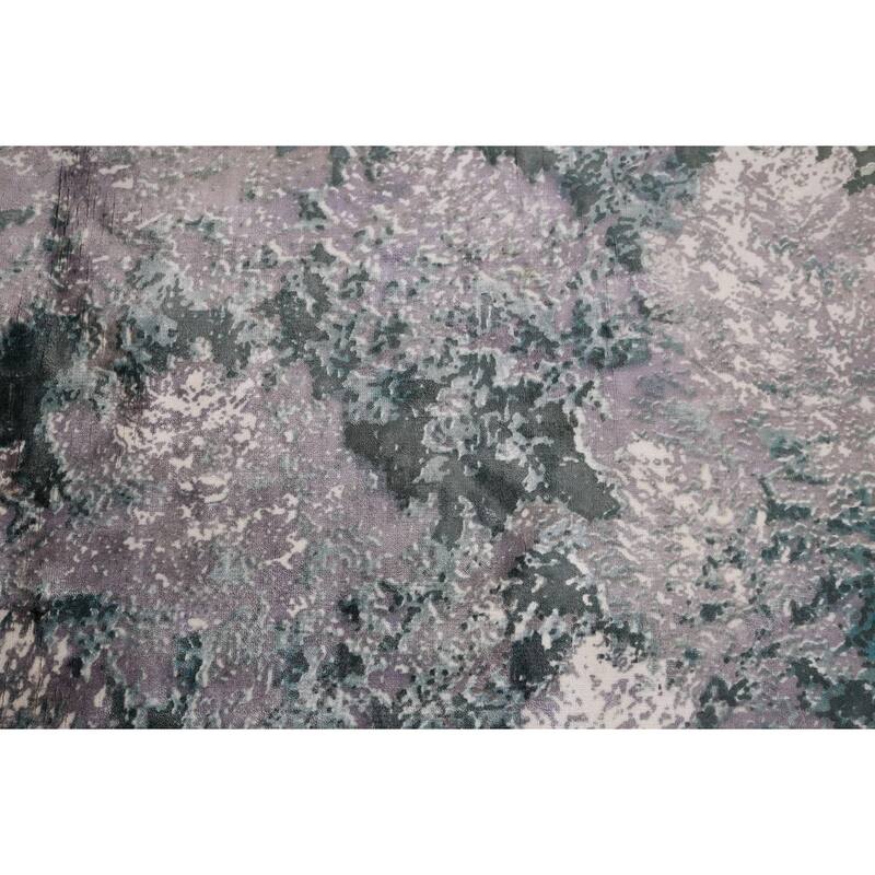 All-Over Abstract Modern Area Rug Handmade Wool Carpet - 6'0" x 9'0"