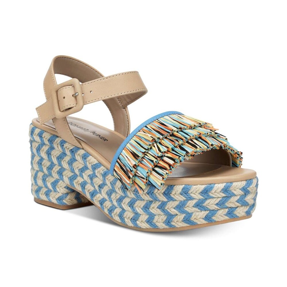 donald pliner black wedge sandals
