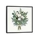 preview thumbnail 1 of 13, iCanvas "Cut Paper Bouquet III" by Victoria Borges Framed Black - 18x18